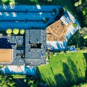 Grand terrain à la campagne